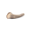 a jumbo quarter split elk antler chew on a white background