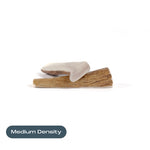 two small moose split antler chews on a white background with the text 